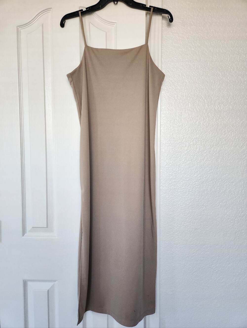 H&M Tan Maxi Sleeveless Dress Size S